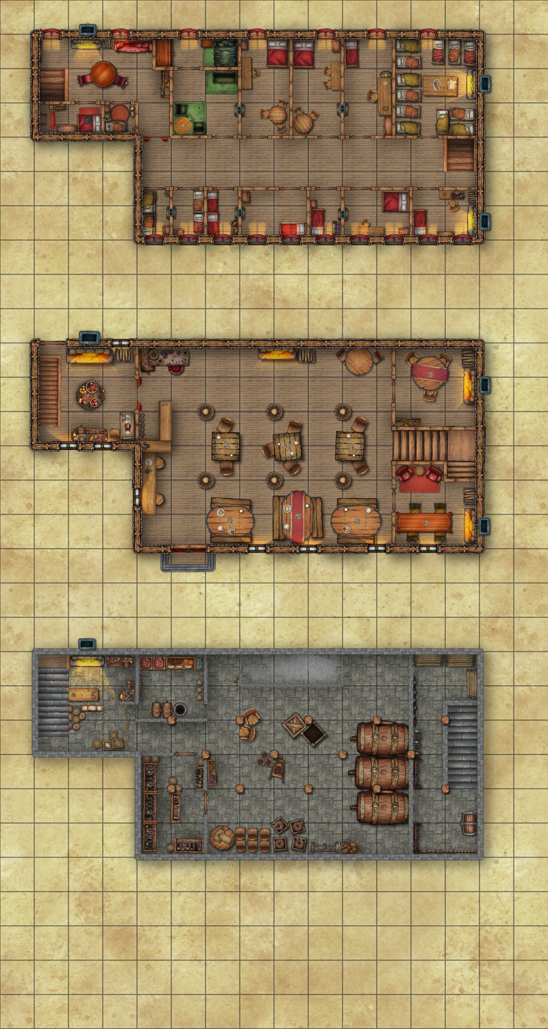Battlemaps for Temple Of Elemental Evil, All Free to download.