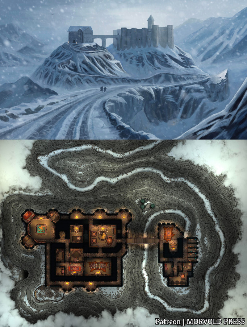 Restored Icespire Hold | 1st & 2nd Floors [106 x 80]