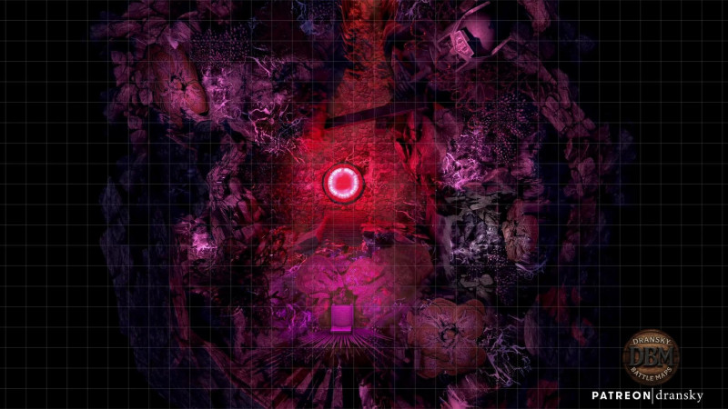 Infested Throne Hall AKA Beholder Hall – Animated Boss Battle Map