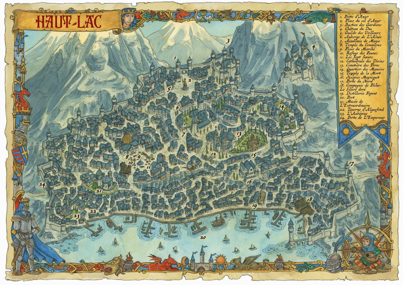 Haut Lac city map!