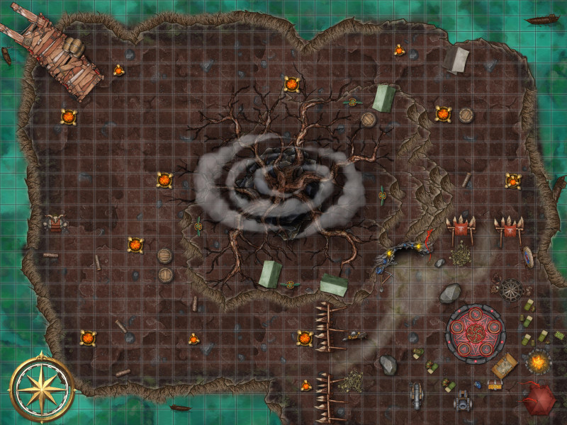 Floating isle: inspired by heart of ubtao ToA