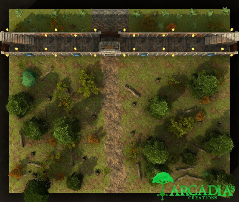 Frontier Town entrance [26x22]