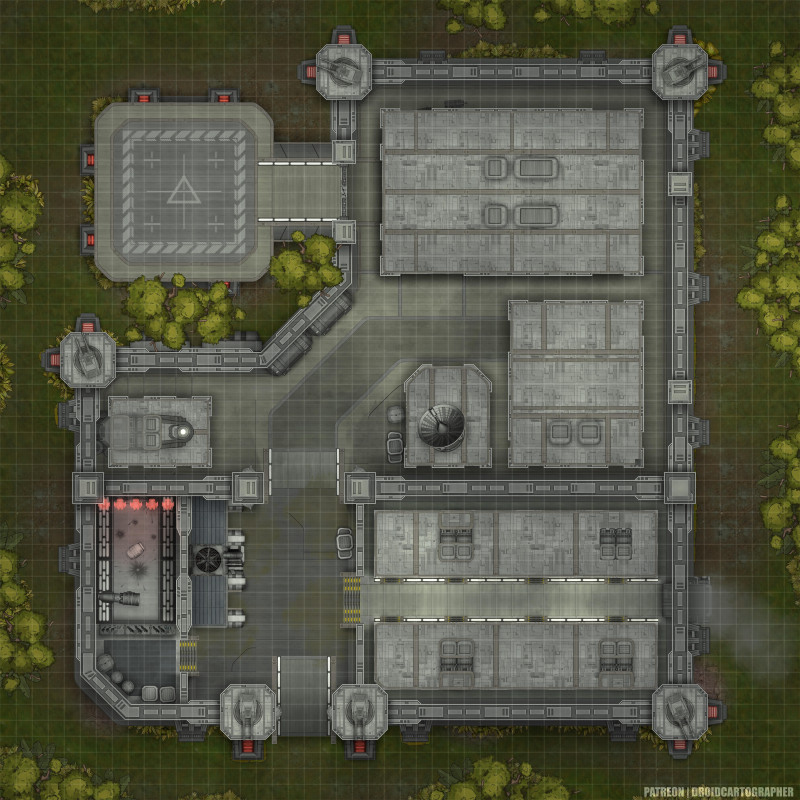 Imperial Outpost - [50x50][3 Levels]