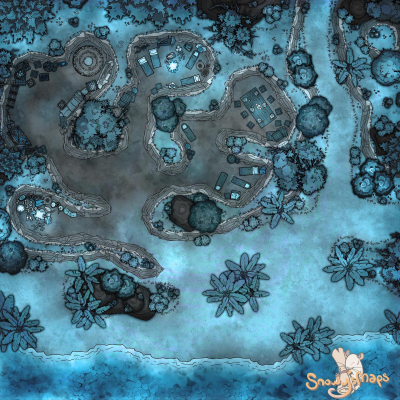 [30x30] Bandit Beach Cave Fey