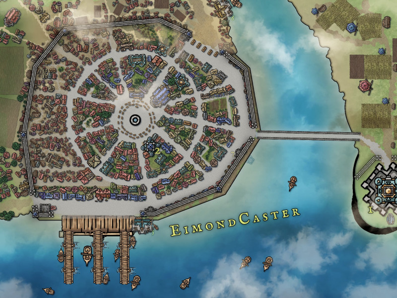 2 weeks ago this rookie asked for help in map creation, here's the old and new version. thank you for the help