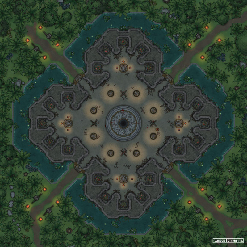 Temple of the Snake Cult [58 x 58]