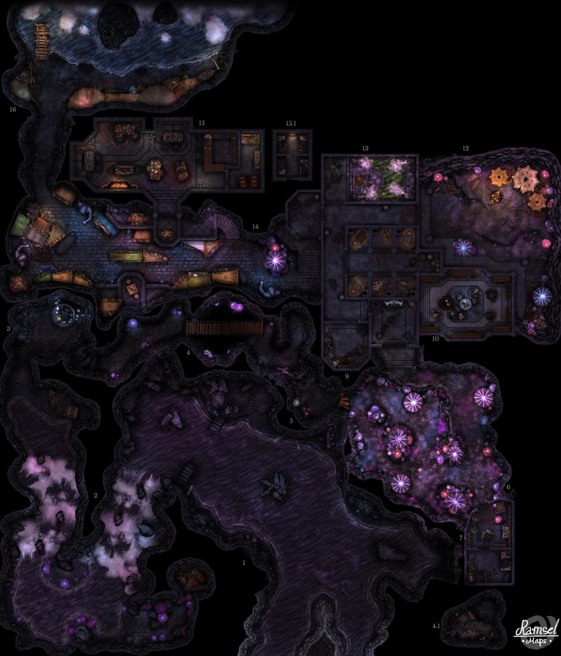 Path through the Underdark [55x47]