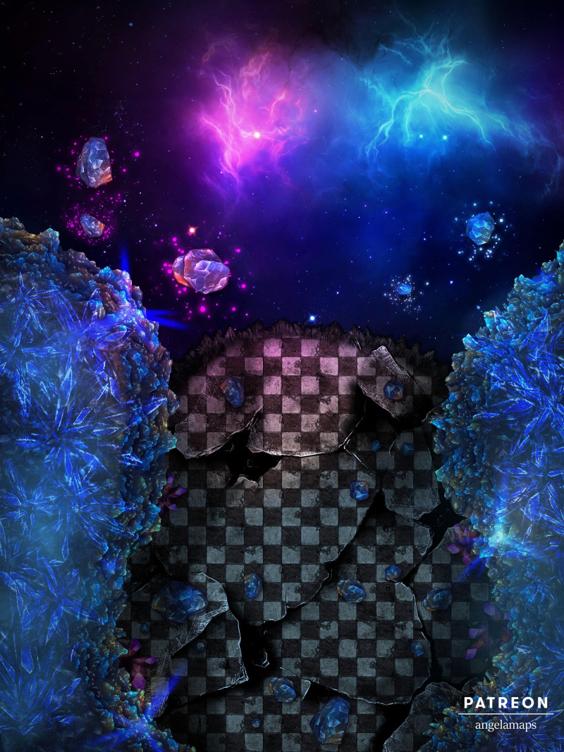 Cosmic Battle [battlemap] from Angela Maps - 3 versions! [animated] [art]