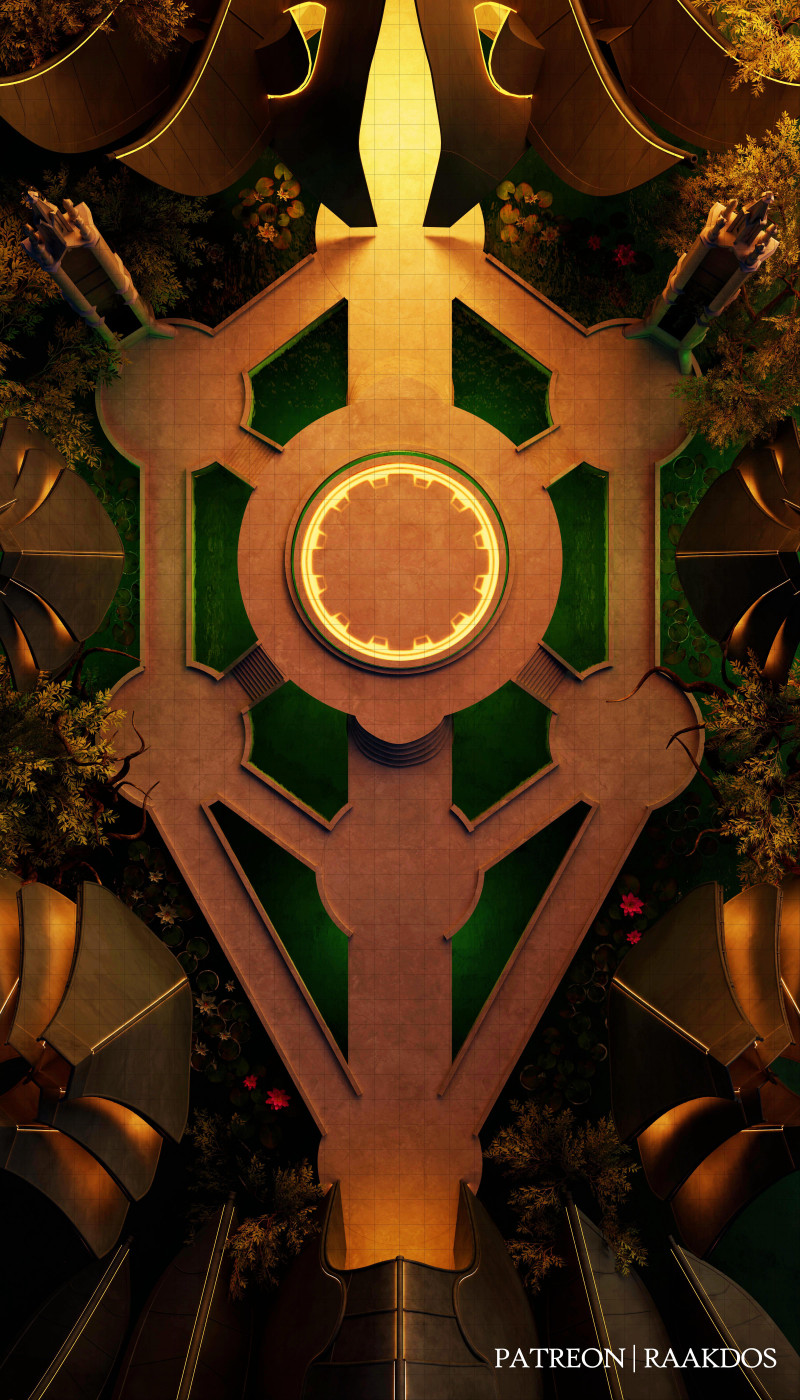 Quandrix Campus (Fall) 32x56