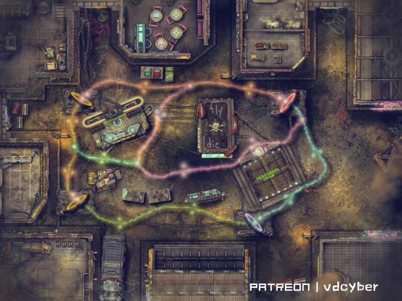 Illegal Drone Racing Pit (40x30)