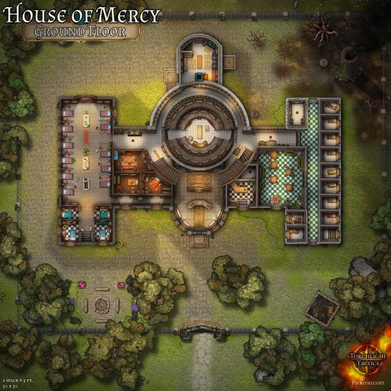House of Mercy (Hospital and Asylum) 50 x 50