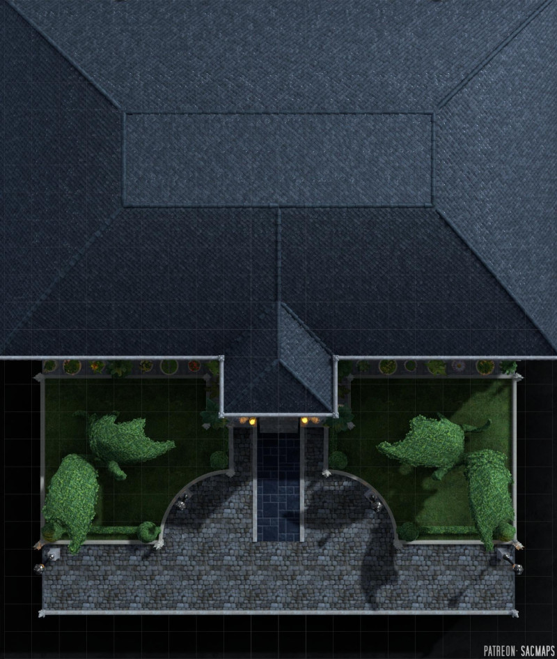 THE COURTHOUSE (22x26 Multilevel) - Are you judge, jury, or executioner? Murderhobos beware! (Free day & night multilevel maps, plus over 1,250 more free maps!)