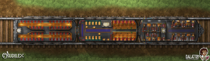 The Sanroko-II Fortress Train will cross the entire world, with stations in every nation there is. Some say that when the last spike is hammered the reign of monsters will end forever.