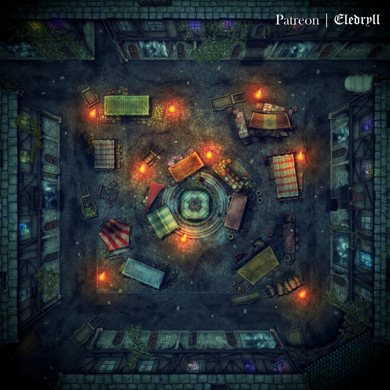 Night Market [40x40] [Gridless]