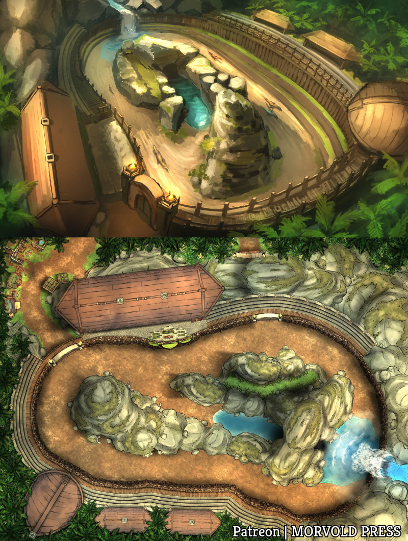 Chult Colosseum - DINO RACING! [160 x 120]