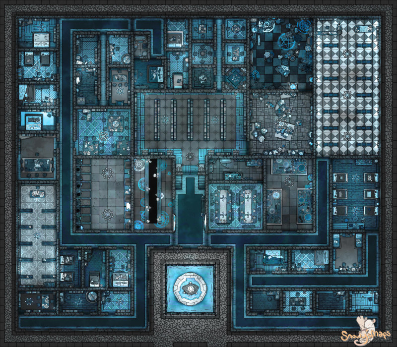 [48x42] Mage Academy Main Building Ground Floor Fey