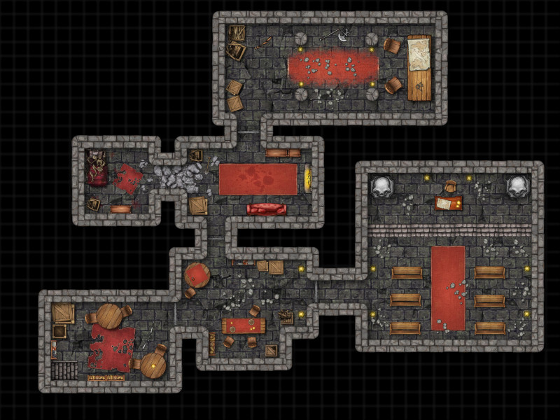 Secret Cult Hideout Below Tavern (Mini-Dungeon)