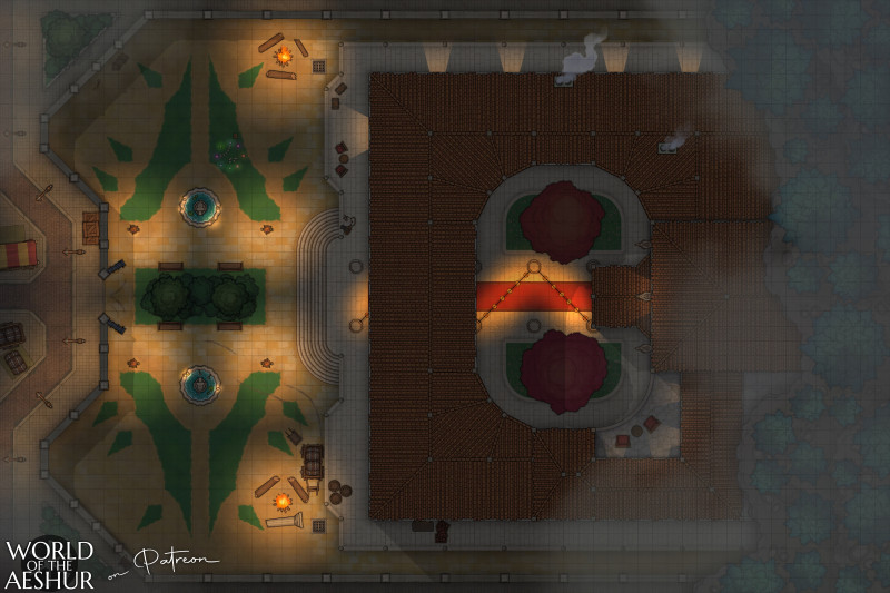 An inn for the rich and poor - [90x60]