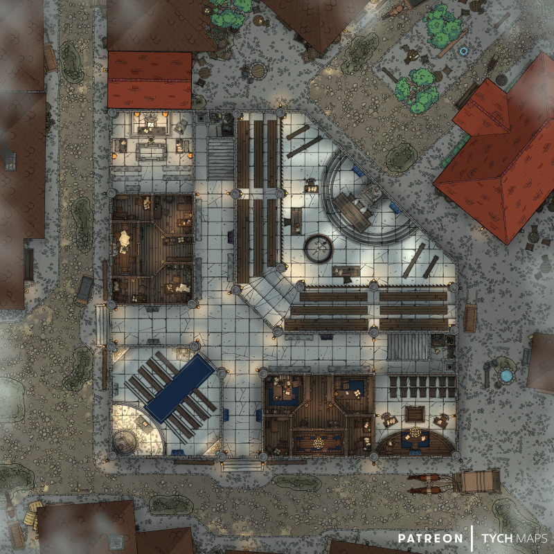 Halls of Justice - Waterdeep [40x40]