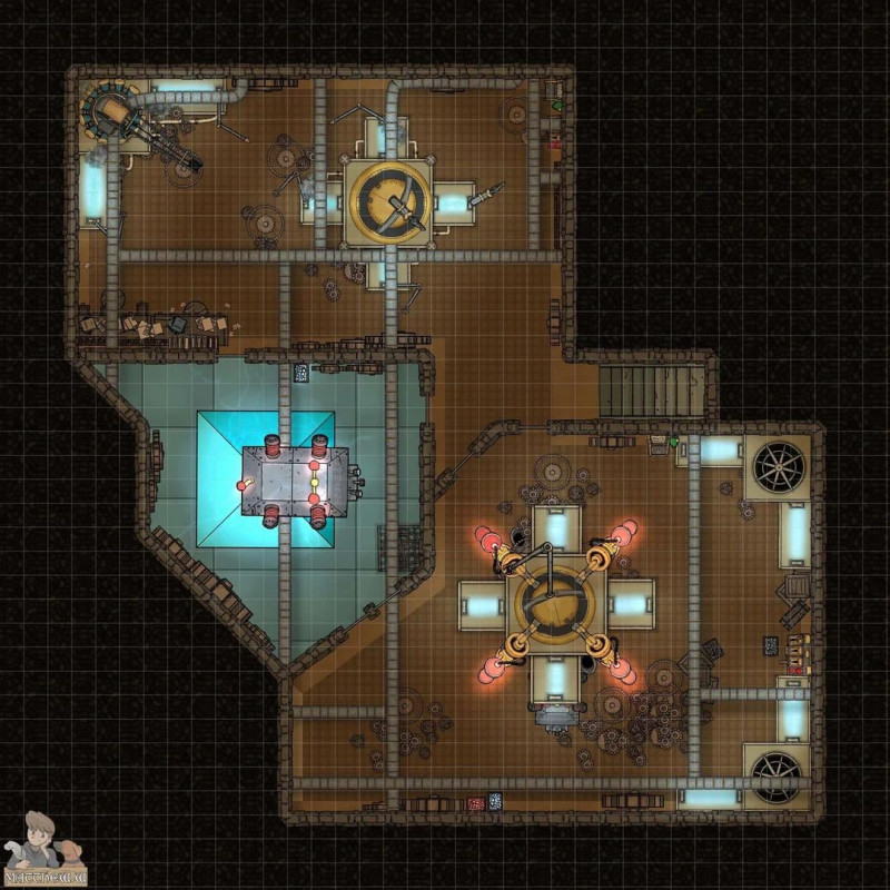 The Clockbearer's Generator Room [37x37]