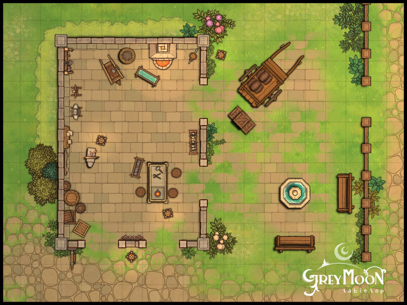 Horvik's Armor Shop from Runscape [20x15]