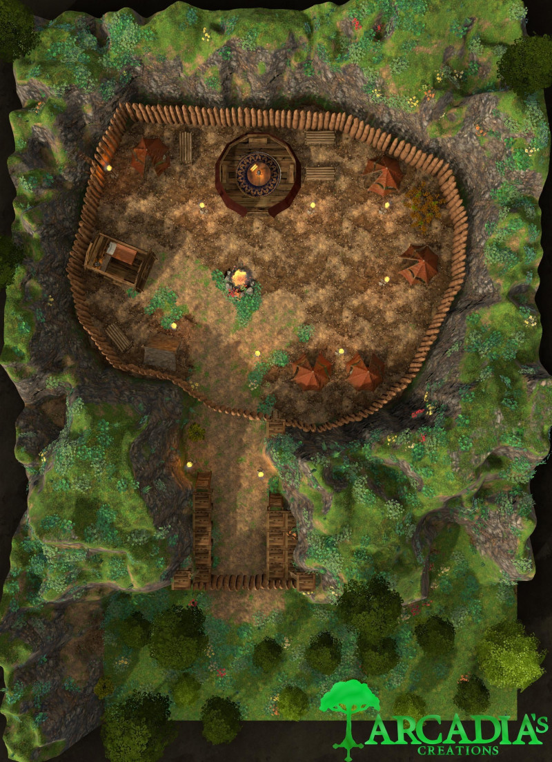Hidden Vale/Goblin Mountain Hold [29x40]