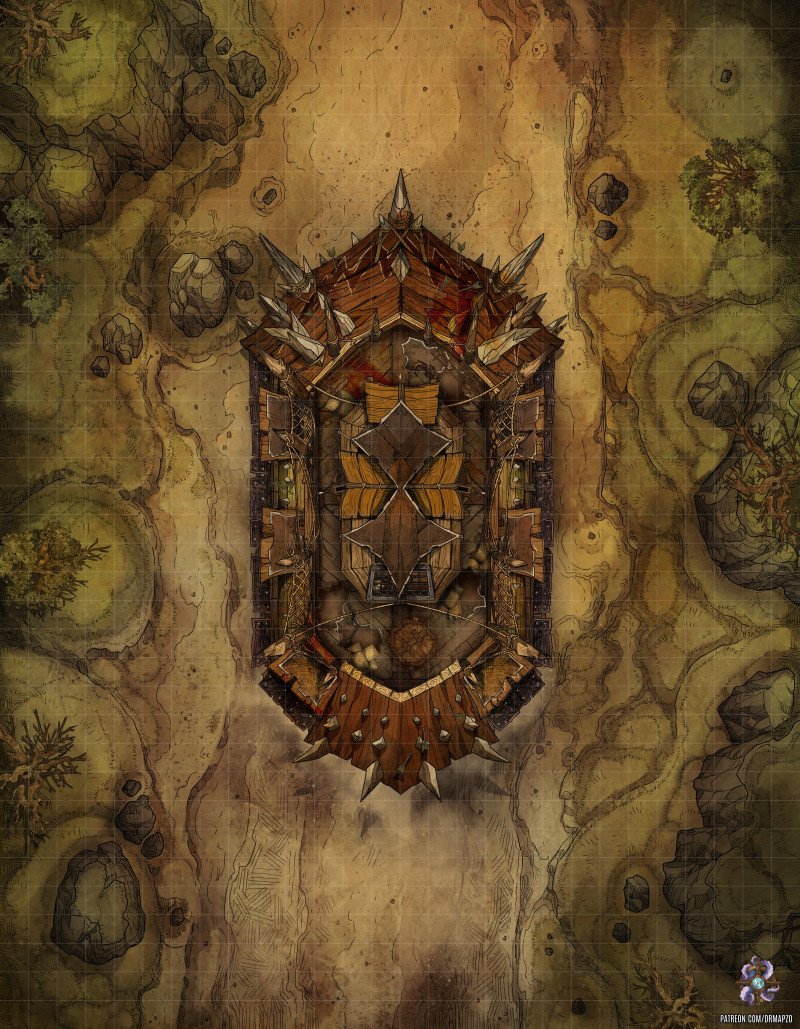 Goblin Tank Battle Map 28x36