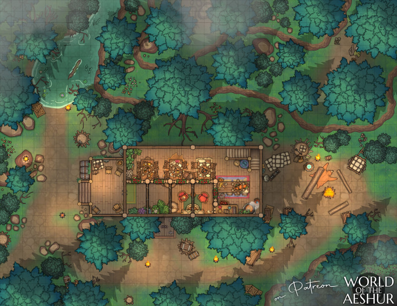 The Inn of Heftar - [35x27]