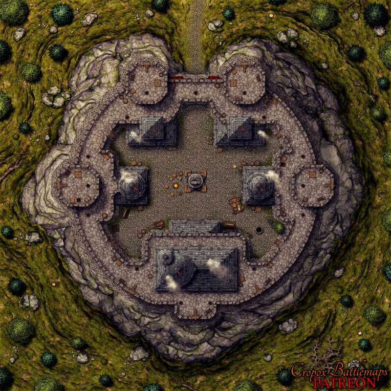 The High Bastion of the Eternal Oath 40x40 battle map