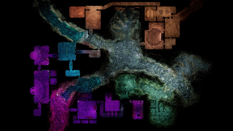 The Shattered Obelisk: Gibbet Crossing - Full 8K Battlemap