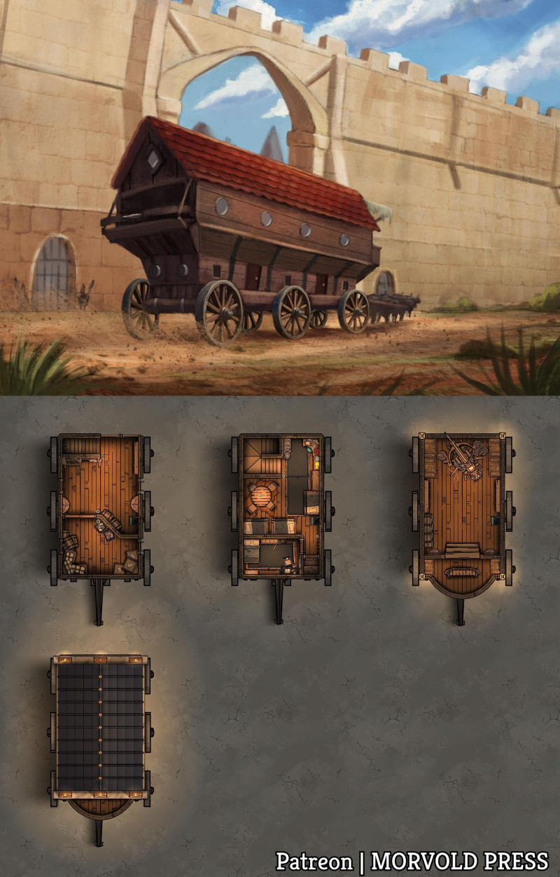 Heavy Transport Wagon [28 x 24]