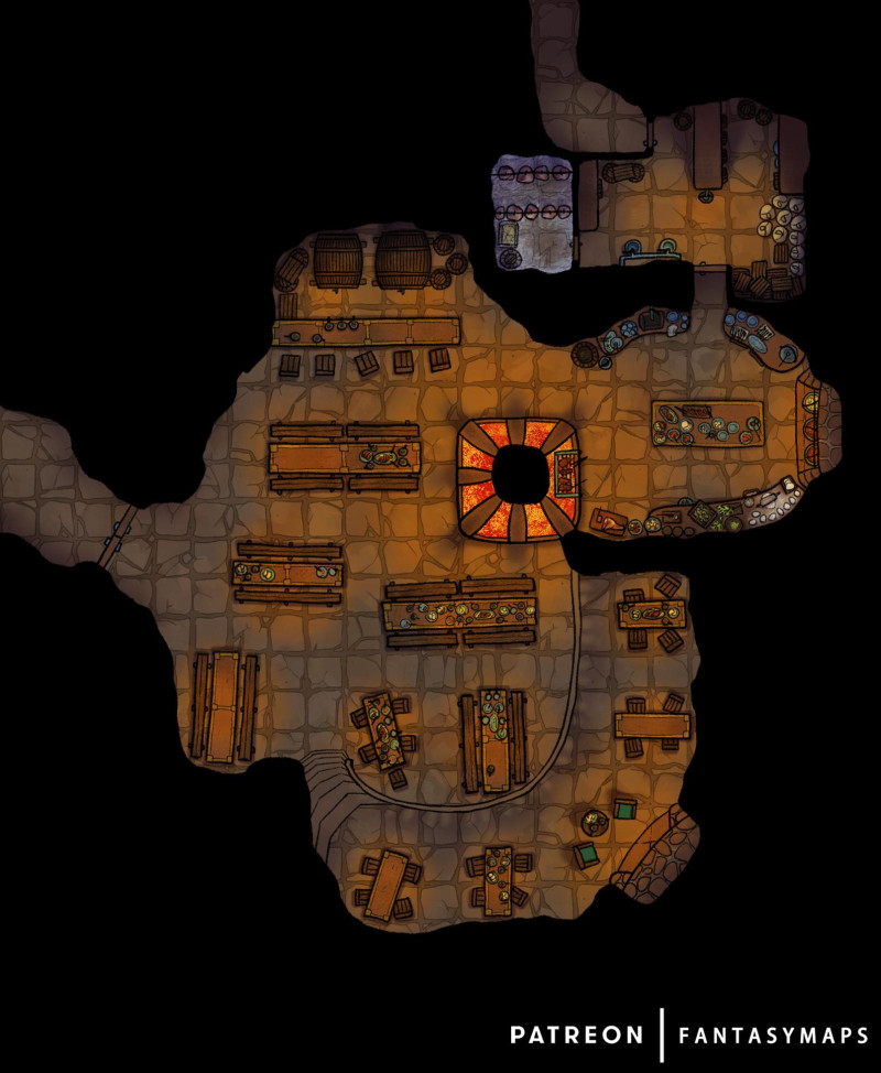 Dwarven Tavern [23x28]