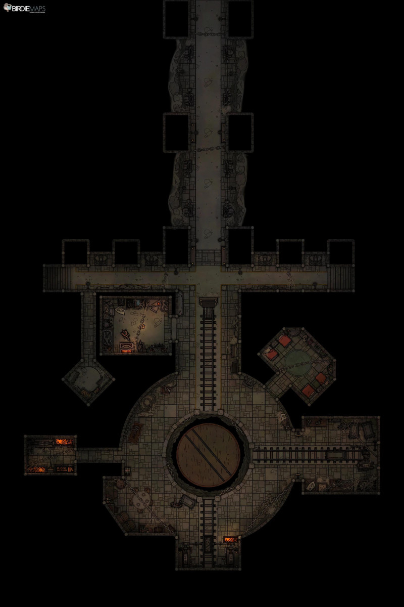 Dwarven Mine Entrance - [32x48]