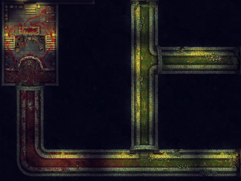 The Red Chamber, Cesterfield Sewers and the cliffside path up to them