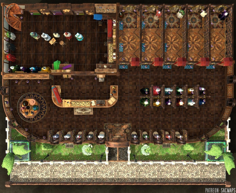 For my 4 year anniversary of mapmaking, here's 396 free maps for you or your DM - the whole of my 4th year of maps! (Plus 850+ more from the first 3 years - 1,250+ free maps in all!) - buildings, encounters, dungeons & heaps more!