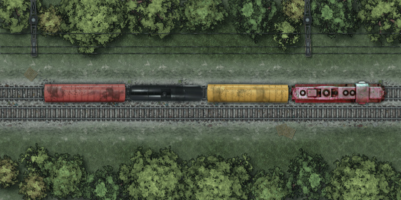 Postcards from the Zombie Apocalypse - Trains & Tracks