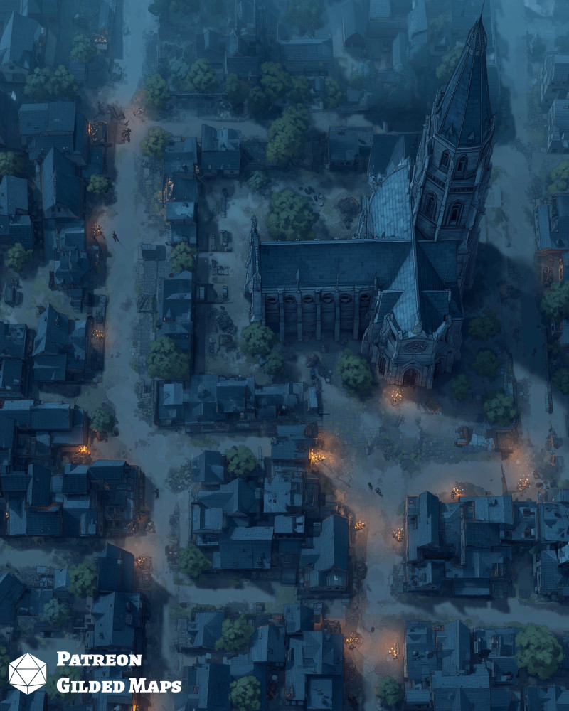 Gothic City Battlemaps