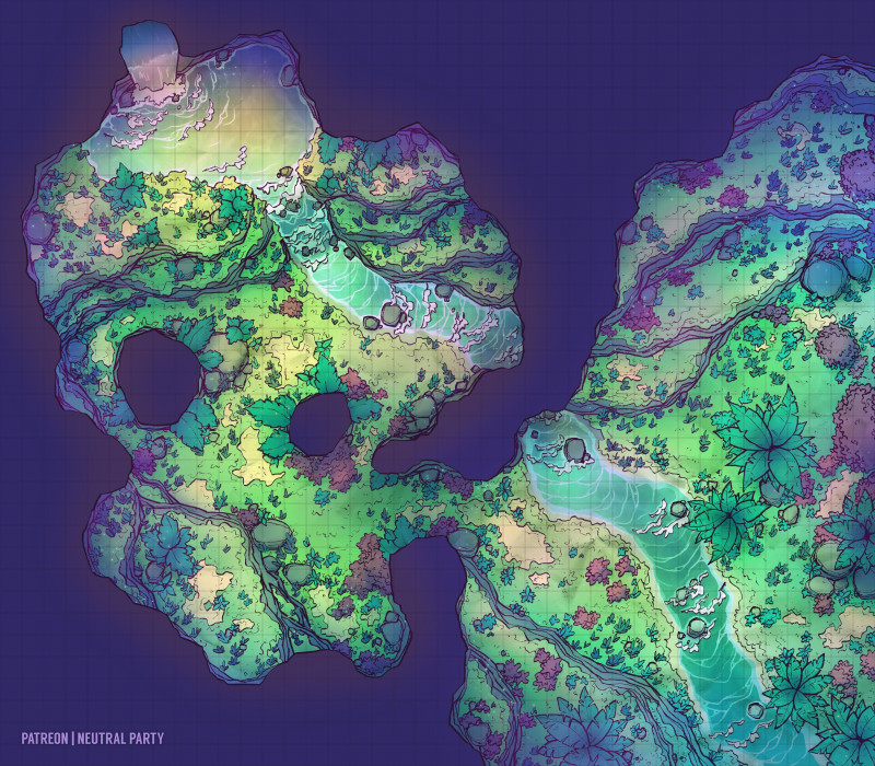 Jungle Cave (40x35)