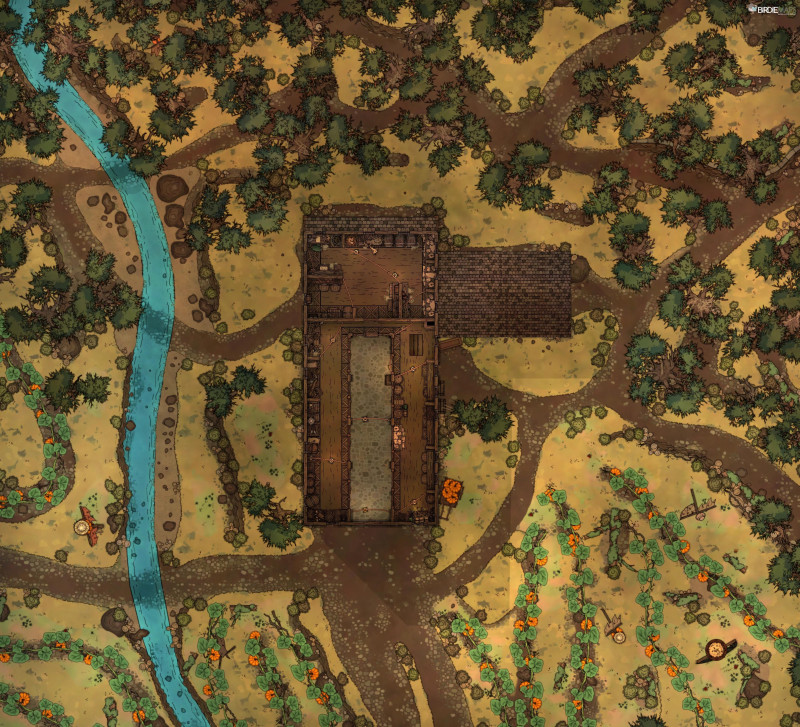 Scarecrow Barn - [55x50]