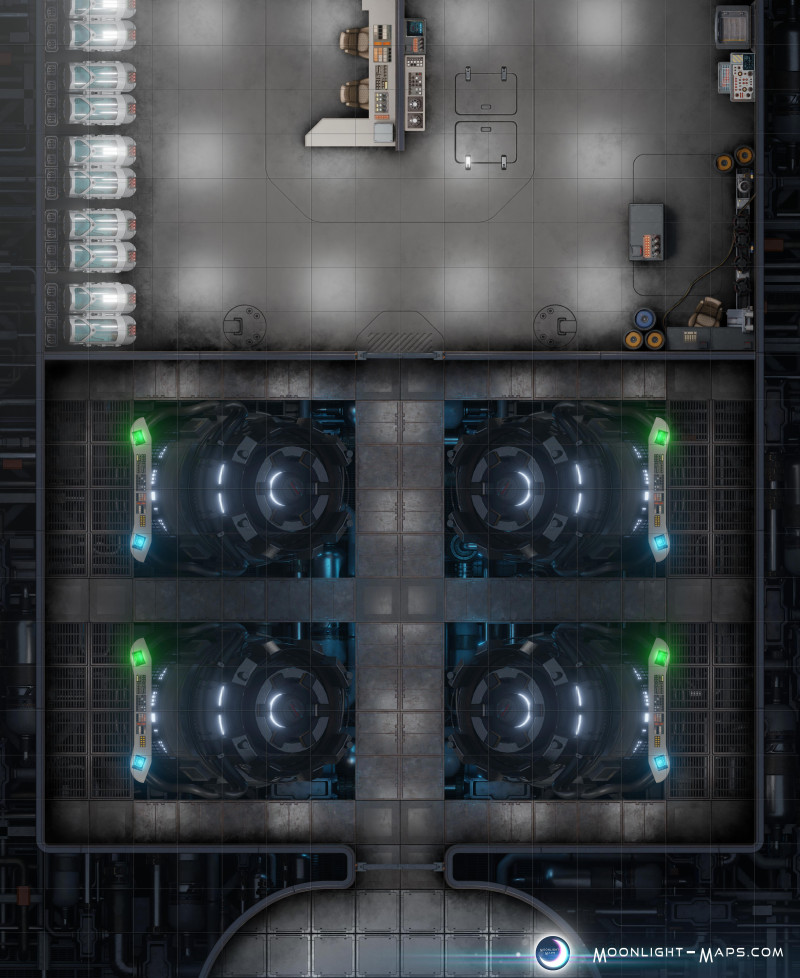 [OC] May the 4th be with you today! Engineering Battlemap is ready! [18x22]