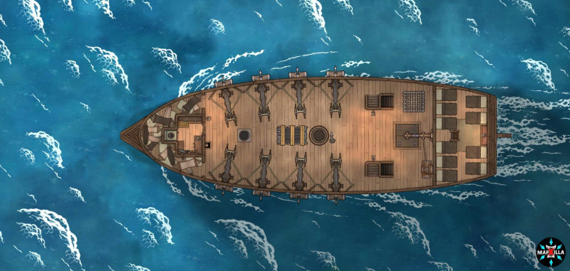 Galleon 'Ship of the Line' [42 x 20] 6 Decks