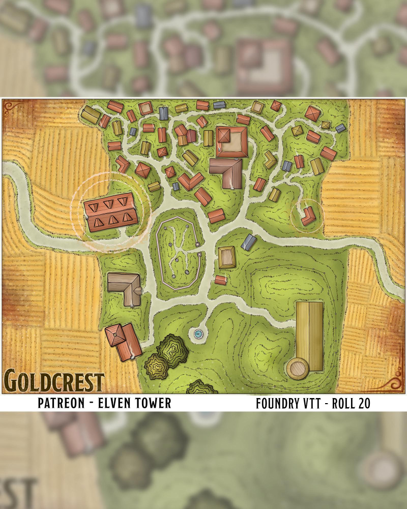 Town Map - Goldcrest --- Map 321/909