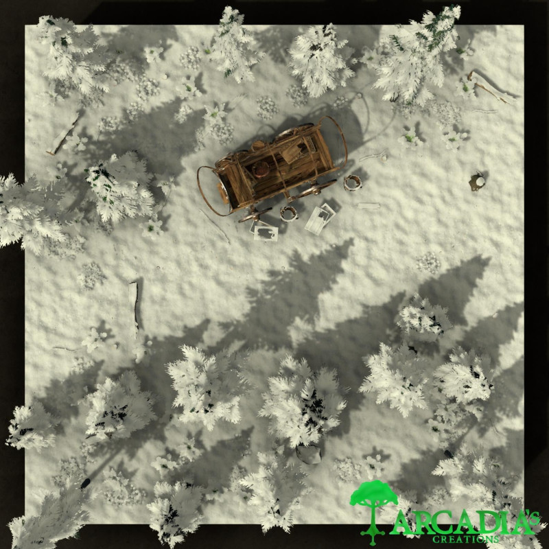 Cart wreckage [22x22]
