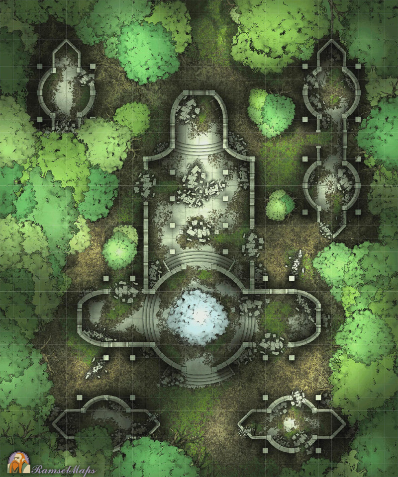Elven Ruins [36x30]