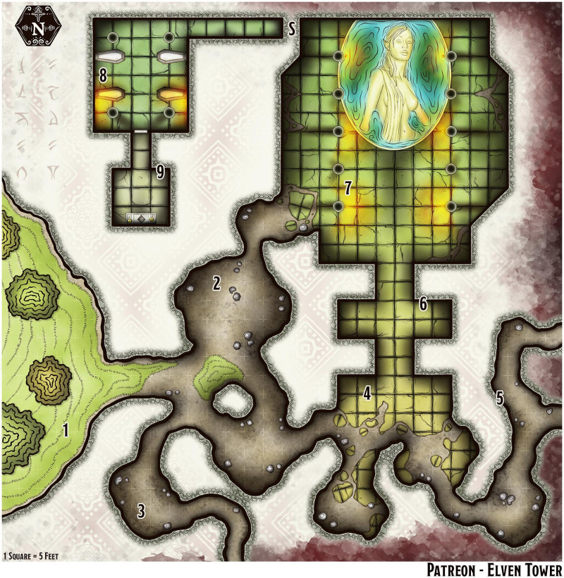 Map 427 - The Nymph's Font