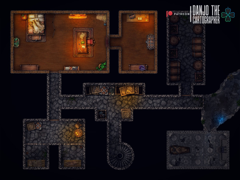 Ironbark Warrens - Sublevel 2 [20x15] [Art] [OC]