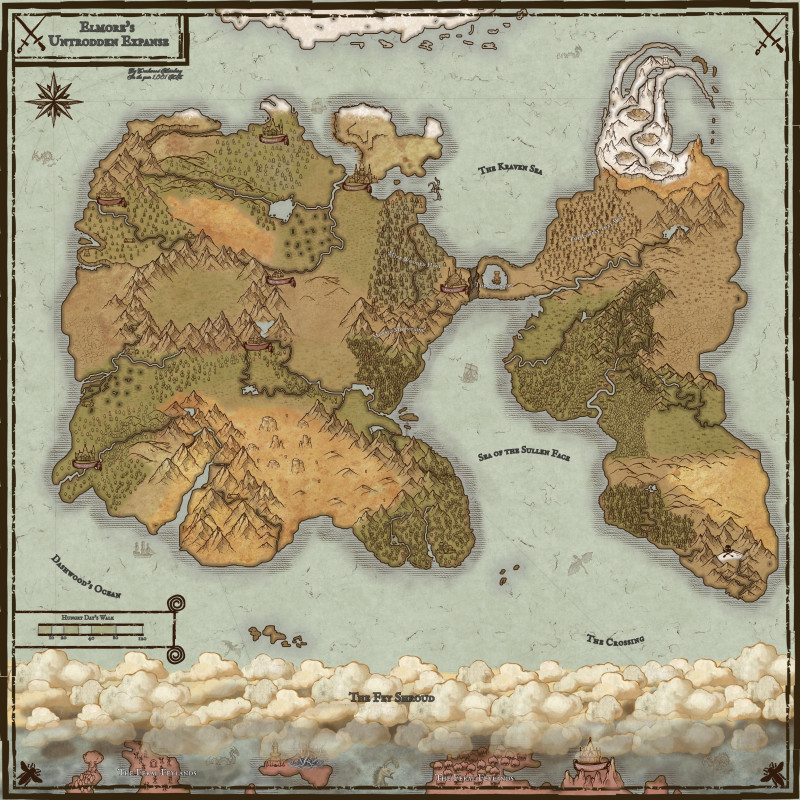 First draft of Elmore's Untrodden Expanse