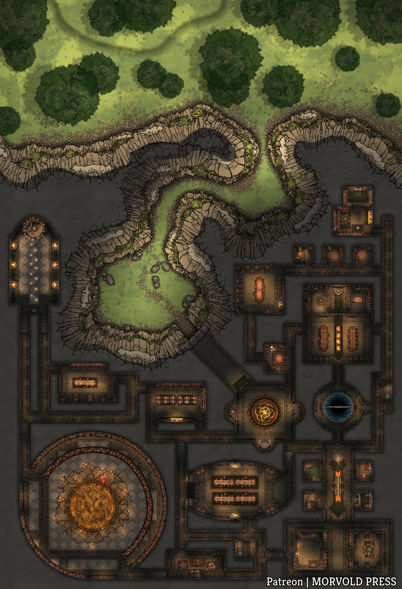 Temple of Knowledge | Living Dungeon [82 x 160]