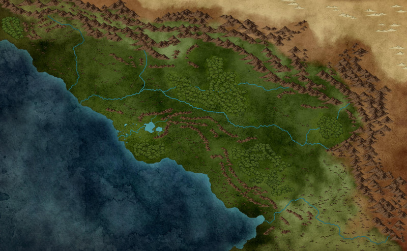 The land of Sir'can, home of a semi nomadic people (strongly based on Circassian)