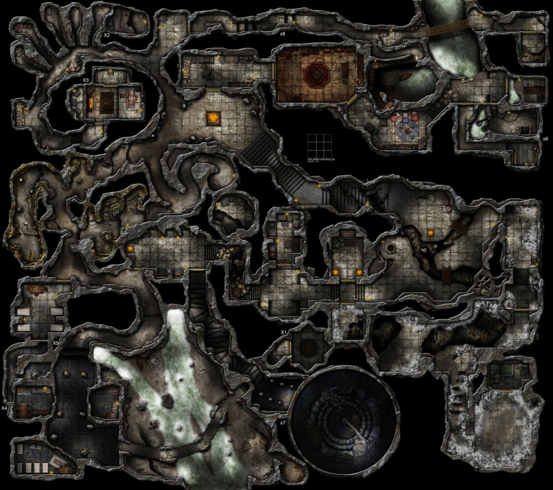 Very Large Dungeon Map